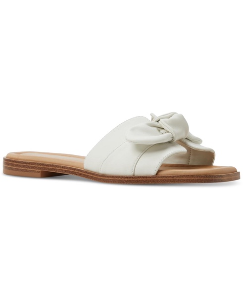 Women's Lavinia Knot-Trim Slide Flat Sandals