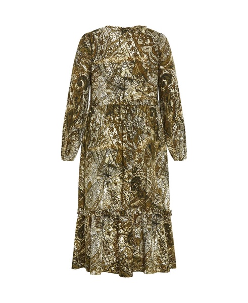 Plus Size Gaia Print Dress