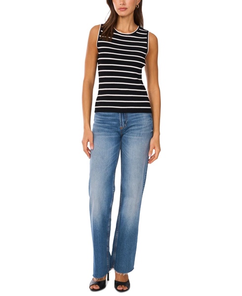 Women's Striped Sleeveless Sweater