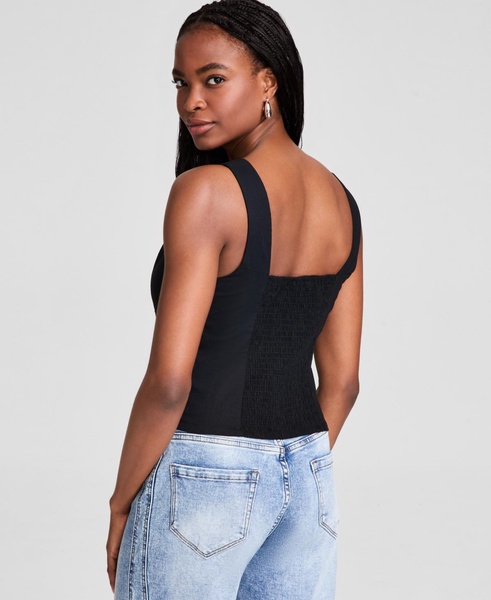Women's Bow-Trim Sleeveless Top, Exclusively at Macy's