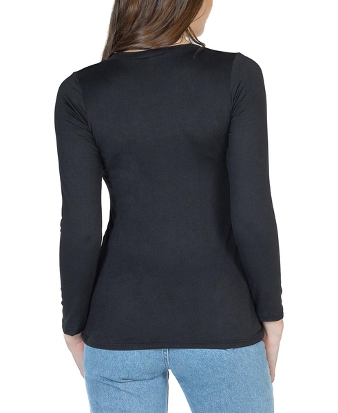 Women's Long Sleeve Scoop Neck Top