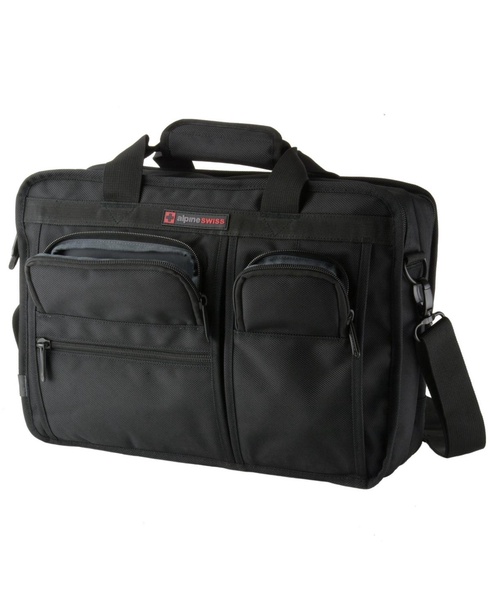 Conrad Messenger Bag 15.6 Inch Laptop Briefcase with Tablet Sleeve