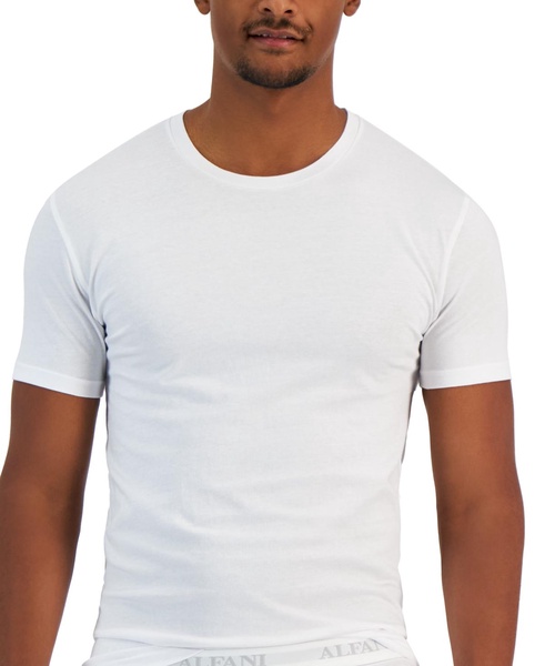 Men's 4-Pk. Slim-Fit Solid Cotton Undershirts, Created for Macy's 
