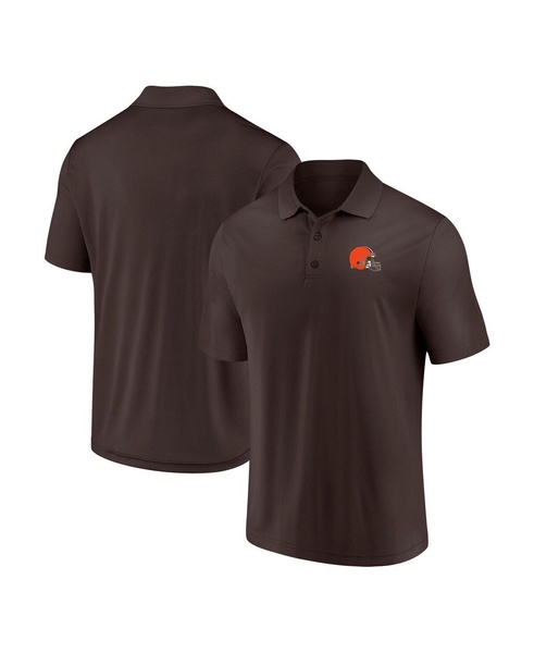 Men's Brown Cleveland Browns Component Polo Shirt