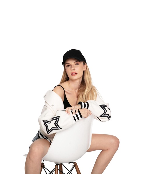 Hold Me Close Letterman Bomber