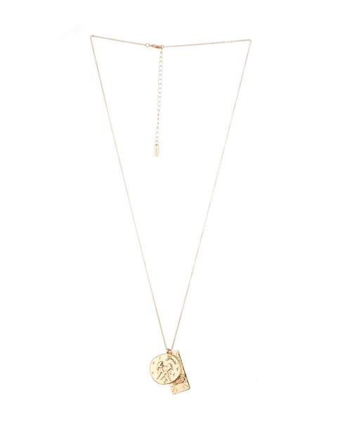Women's Zodiac Double Charm Necklace