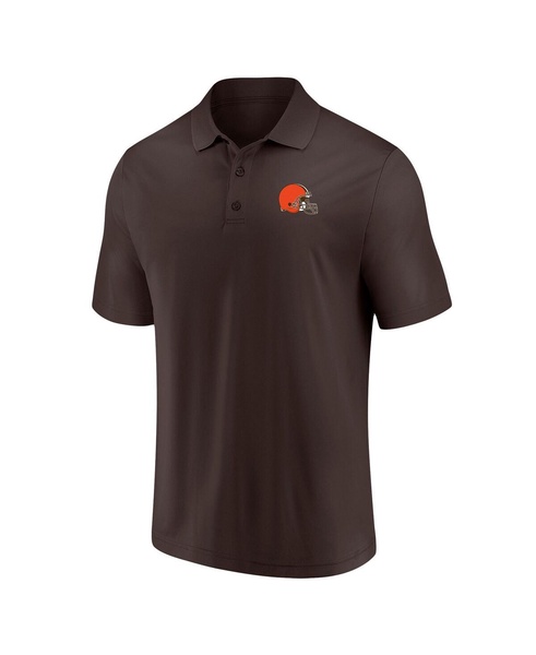 Men's Brown Cleveland Browns Component Polo Shirt