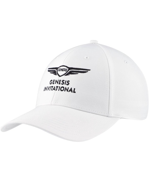Men's White Genesis Invitational Stratus Structured Ultimate Fit Adjustable Hat