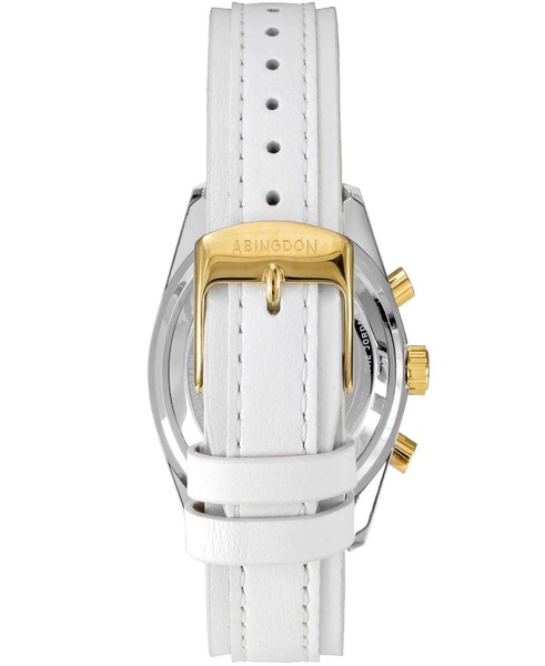 Women's Jordan Chronograph Multifunctional Champagne Leather Strap Watch, 40mm