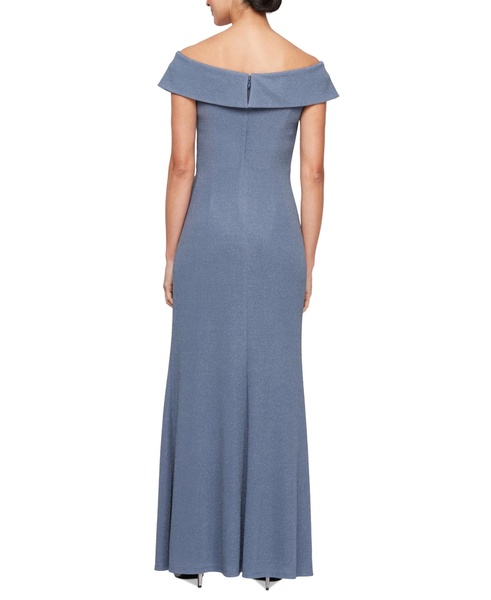 Women's Off-The-Shoulder Beaded Gown