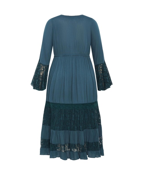 Plus Size Tisha Lace Maxi Dress