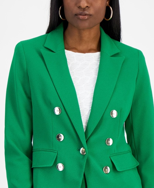 Women's Faux Double-Breasted One-Button Blazer, Exclusively at Macy's
