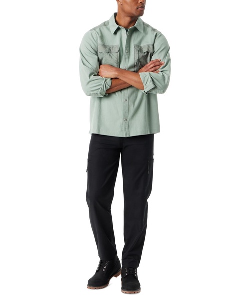 Men's Relaxed Fit Camo Worker Shirt Jacket
