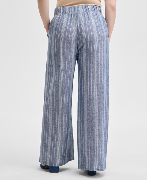 Women's Striped Pull-On Pants, Regular & Petite, Exclusively at Macy's