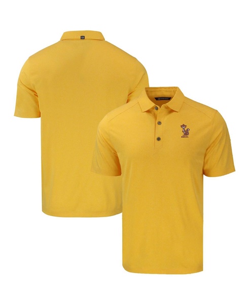 Men's Heather Gold Minnesota Golden Gophers Vault Forge Eco Stretch Polo
