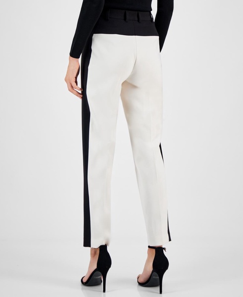 Women's Contrast-Stripe Slim-Leg Pants