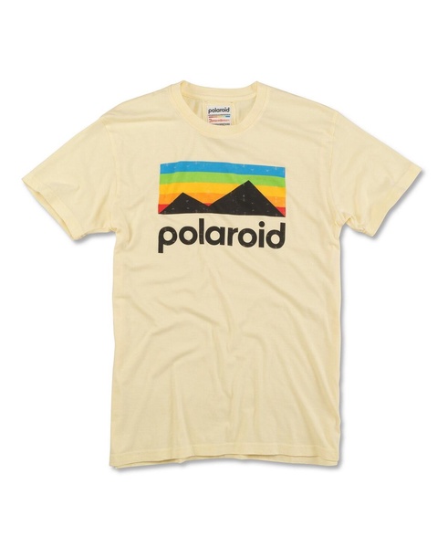 Men's and Women's Yellow Polaroid Brass Tacks T-Shirt