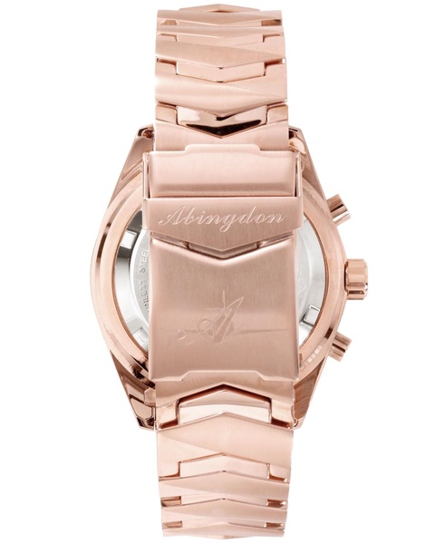 Women's Katherine Chronograph Multifunctional Rose Gold-Tone Stainless Steel Bracelet Watch, 40mm