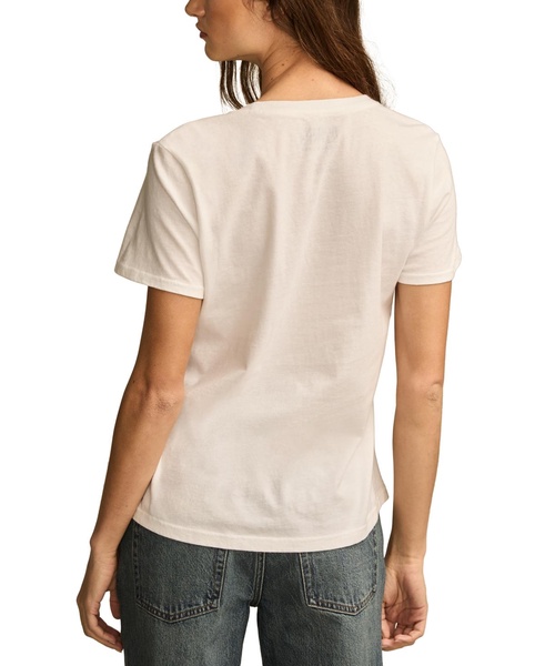 Women's Rolling Stones Cotton Foil Classic Crew T-Shirt