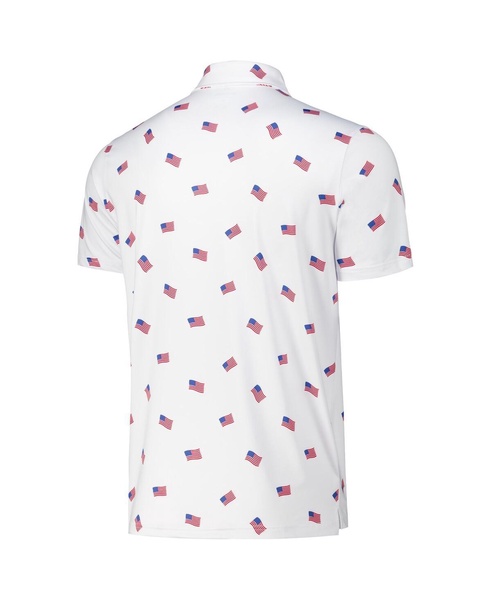Men's White Cincinnati Reds Americana Polo