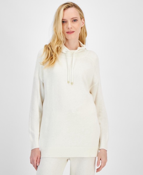 Women's Mock-Neck Pullover Knit Top