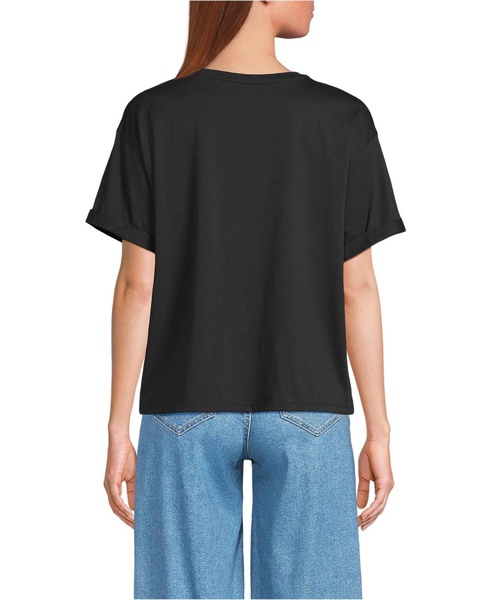 Women's Oversized Supima Short Sleeve Crew Neck T-Shirt
