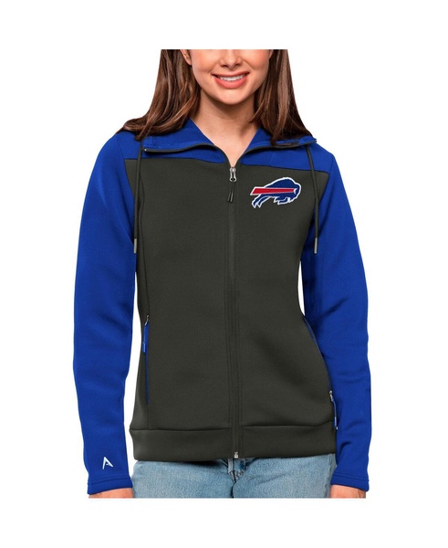 Women's Royal/Charcoal Buffalo Bills Protect Full-Zip Jacket