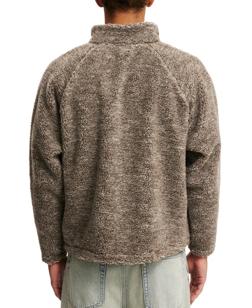 Men's Teddy 1/2 Zip Fleece Sweatshirt