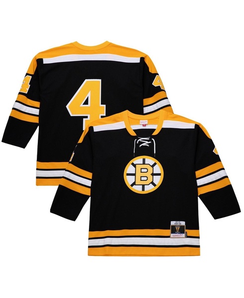 Men's Bobby Orr Black Boston Bruins 1971-72 Power Play Jersey
