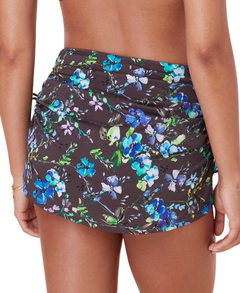 Women's Waikiki Shirred Adjustible Tie Slit-Side Swim Skirt