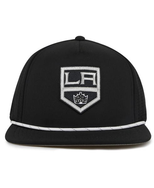 Men's Black Los Angeles Kings Buxton Pro Tech Adjustable Hat