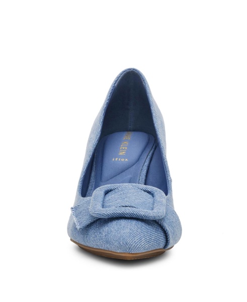 Women's Bentley Buckle Block Heel Pumps