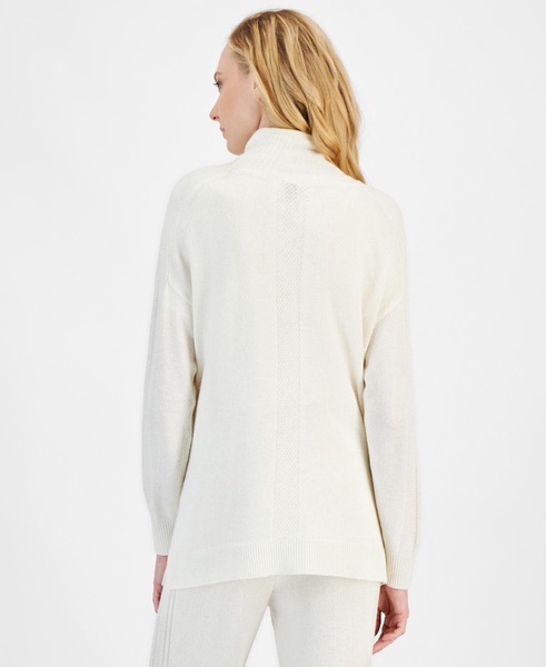Women's Mock-Neck Pullover Knit Top