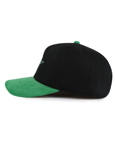 Men's Black/Kelly Green Dallas Stars Burnett Adjustable Hat