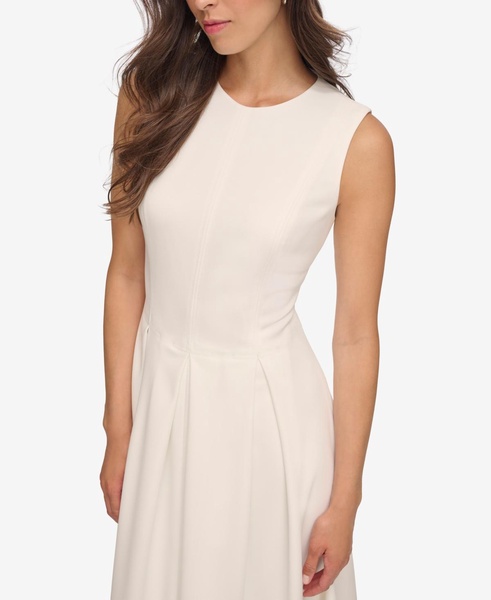 Women's Sleeveless Pleated Midi Dress