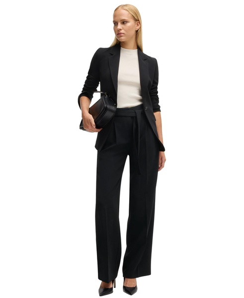 Women's Japanese Crepe Relaxed-Fit Trousers