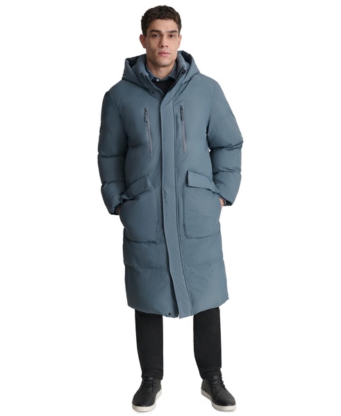 Men's Quilted Hooded Duffle Parka 