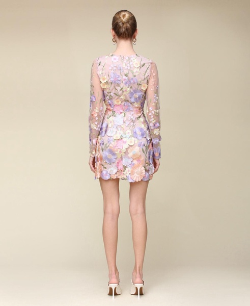 Women's Floral-Embroidered Sheath Dress