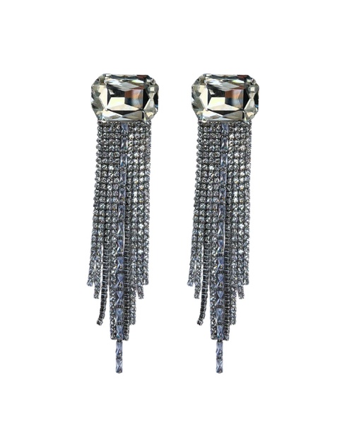 Clear Stunner Drop Earrings