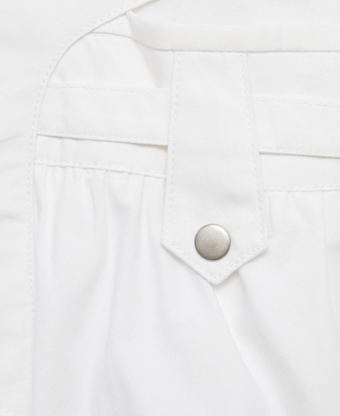 Women's Zipper Detail Balloon Mini-Skirt
