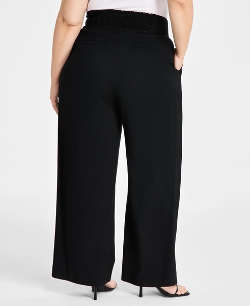 Trendy Plus Size Wide-Leg Pants, Exclusively at Macy's