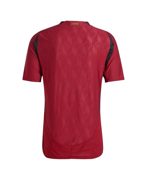Men's Burgundy Belgium National Team 2024 Home Authentic Jersey