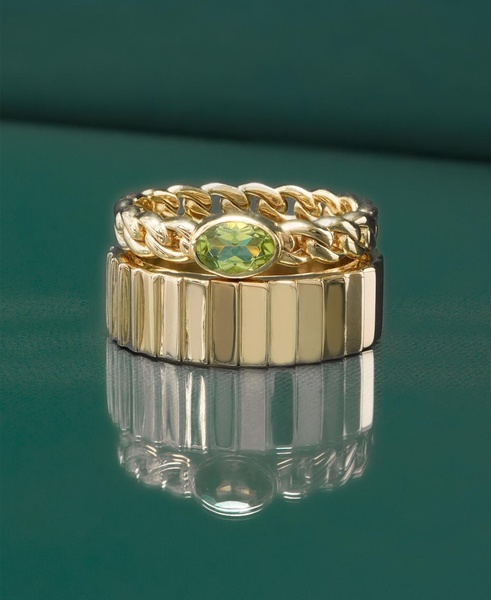 Textured Infinity Band in Gold Vermeil, Created for Macy's