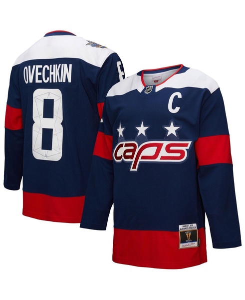 Men's Alexander Ovechkin Navy Washington Capitals Power Play Jersey