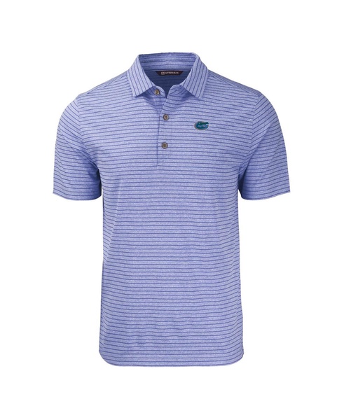 Men's Heather Royal Florida Gators Forge Eco Heathered Stripe Stretch Polo