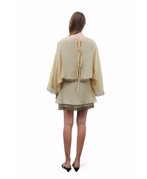 Women's Mini Skirt with Tie Detail