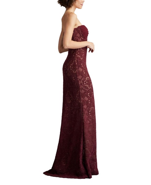 Women's Kohli Strapless Lattice Embroidered Gown