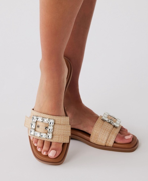 Women's Capara Square Toe Flat Sandals