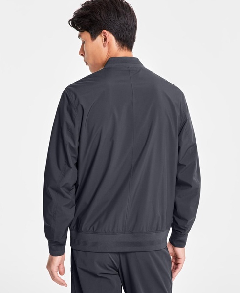 Men's Regular-Fit Water-Resistant Full-Zip Bomber Jacket, Created for Macy's 