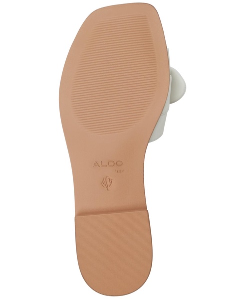 Women's Lavinia Knot-Trim Slide Flat Sandals
